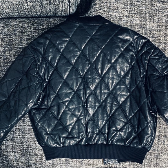 Gucci leather bomber jacket - Picture 4 of 4